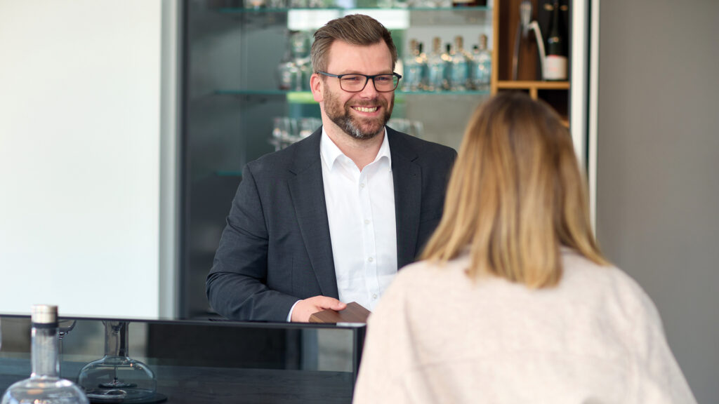 Pascal Brune-Rütt bietet herausragenden Service bei der Küchenplanung.