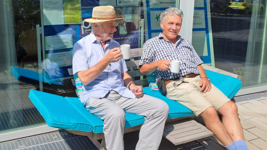 Die Plauder-Bank für der Diakonie in Köln-Sülz