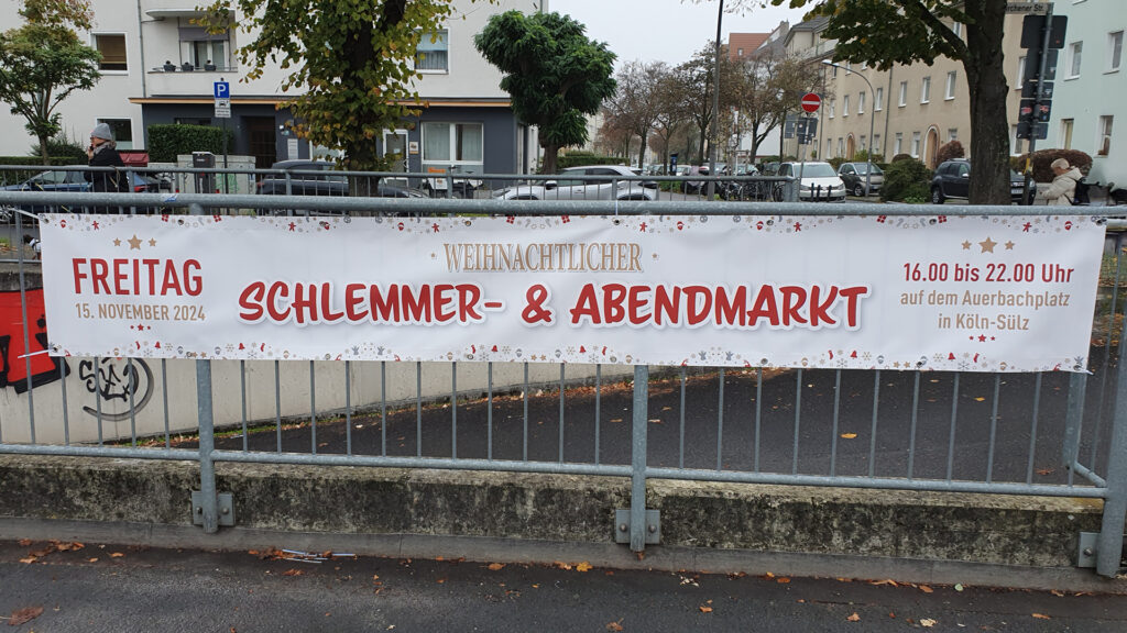 Weihnachtlicher Schlemmer- und Abendmarkt Ankündigung