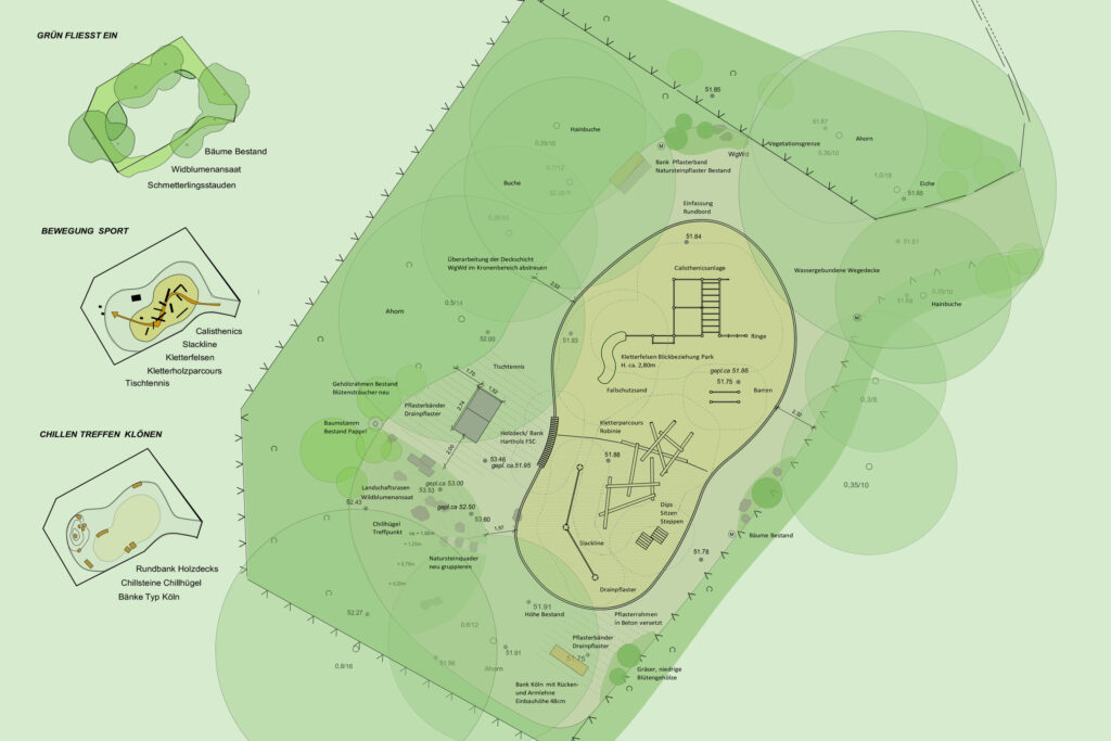 Plan Spielplatz Klettenbergpark