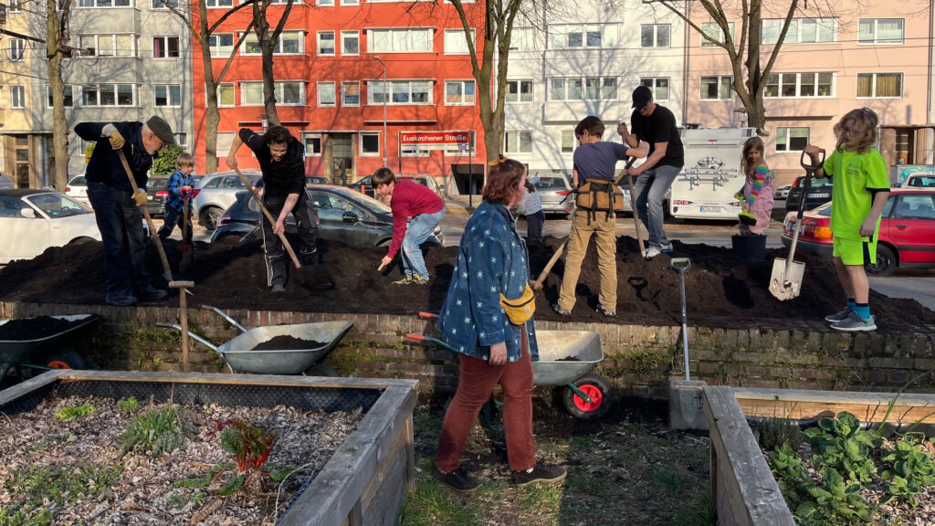 Stadtgärtnern am Sülzer Triangel