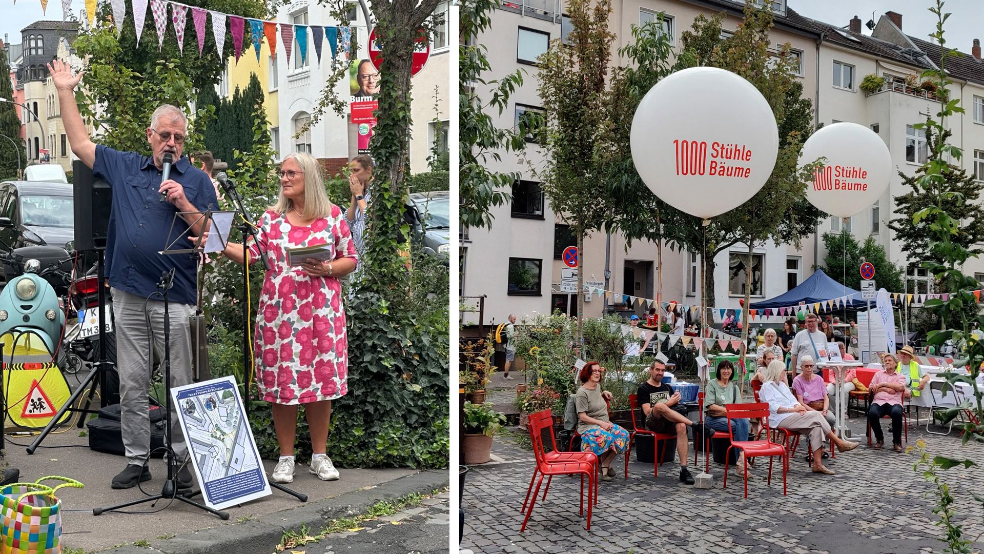 Veranstaltung auf dem Klettenplätzchen in Klettenberg